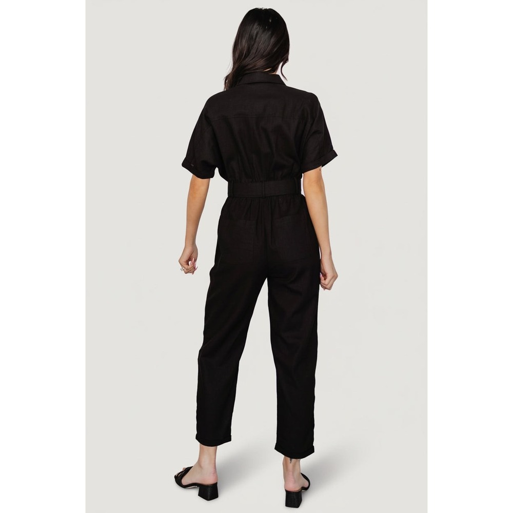 Baltic Born Dallas Button‎ Up Jumpsuit Size M black - Picture 3 of 11